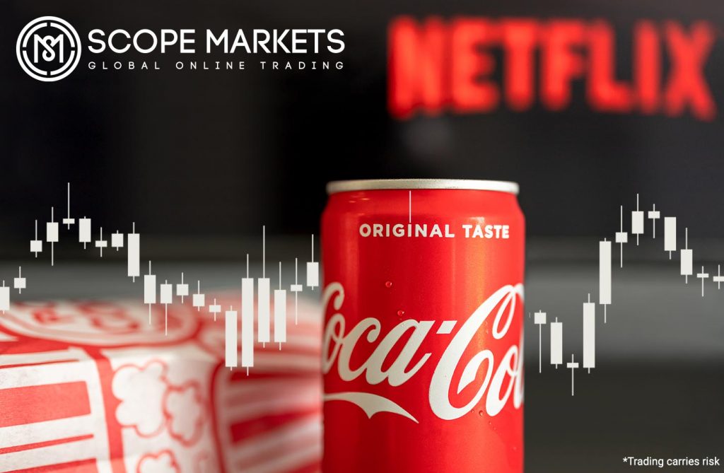 What does Netflix and Coca-cola earnings for 2Q mean for their share price? Scope Markets