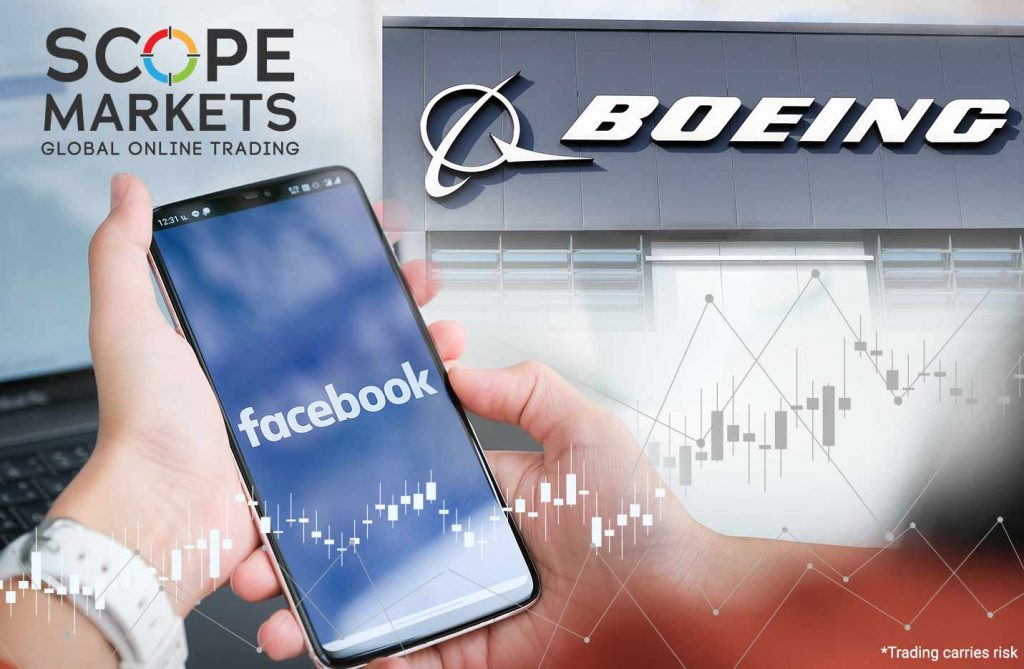 Boeing and Facebook Stock Scope Markets